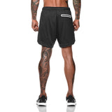 Men 2 in 1 Running, Jogging and Gym Fitness Training Shorts