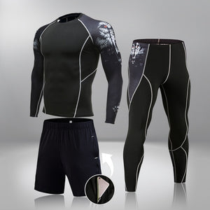 Men's Compression Sports Suit Quick Drying Perspiration