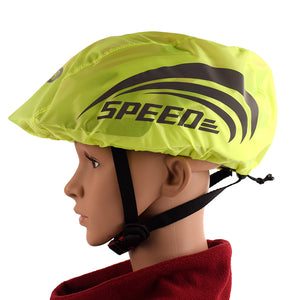 Reflective Strip Bicycle Helmet Rain Cover