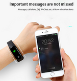 M4 Bluetooth Health Fitness Tracker Waterproof Smart Watch