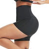 Fat Burning Sauna Sweat Shaper Wear High Waist Shorts Above Knee Pants Body Suit Workout Waist Trainer Weight Loss With Button