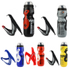 650ml Portable Plastic Cycling Bike Water Bottle With Holder