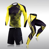 3 Pcs Compression Sportswear Rashguard Tracksuits