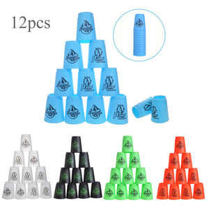 12 Pcs Quick Stacks Cups Stacking Game