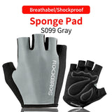 ROCKBROS Cycling  Gloves Men Women Half Finger Gloves Breathable