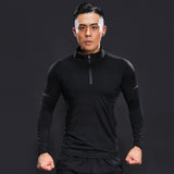 Bodybuilding Long Sleeve Men's Compression