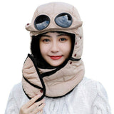 Thermal Winter Trapper Hat With Glasses