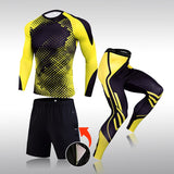 3 Pcs Compression Sportswear Rashguard Tracksuits