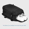 Waterproof OEM  Expandable Gym Bag With Shoe Compartment