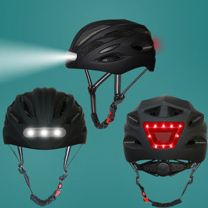 Front and Rear Lighting LED Lights Road Bike Helmet