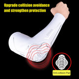 Tcare Basketball Elbow Pads Compression Volleyball Sleeve Protector Fitness Gear Sports Training Support Bracers for Adult Teens