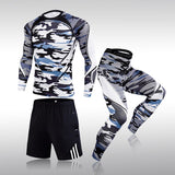 3 Pcs Compression Sportswear Rashguard Tracksuits