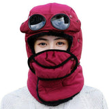 Thermal Winter Trapper Hat With Glasses