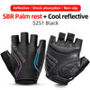ROCKBROS Cycling  Gloves Men Women Half Finger Gloves Breathable