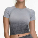 Ombre Colour Compression Workout Top